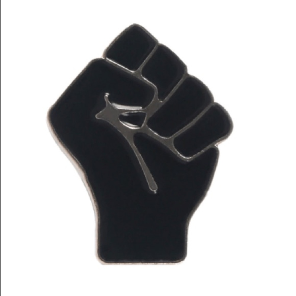 Black Fist Lapel Pin #blacklivesmatter